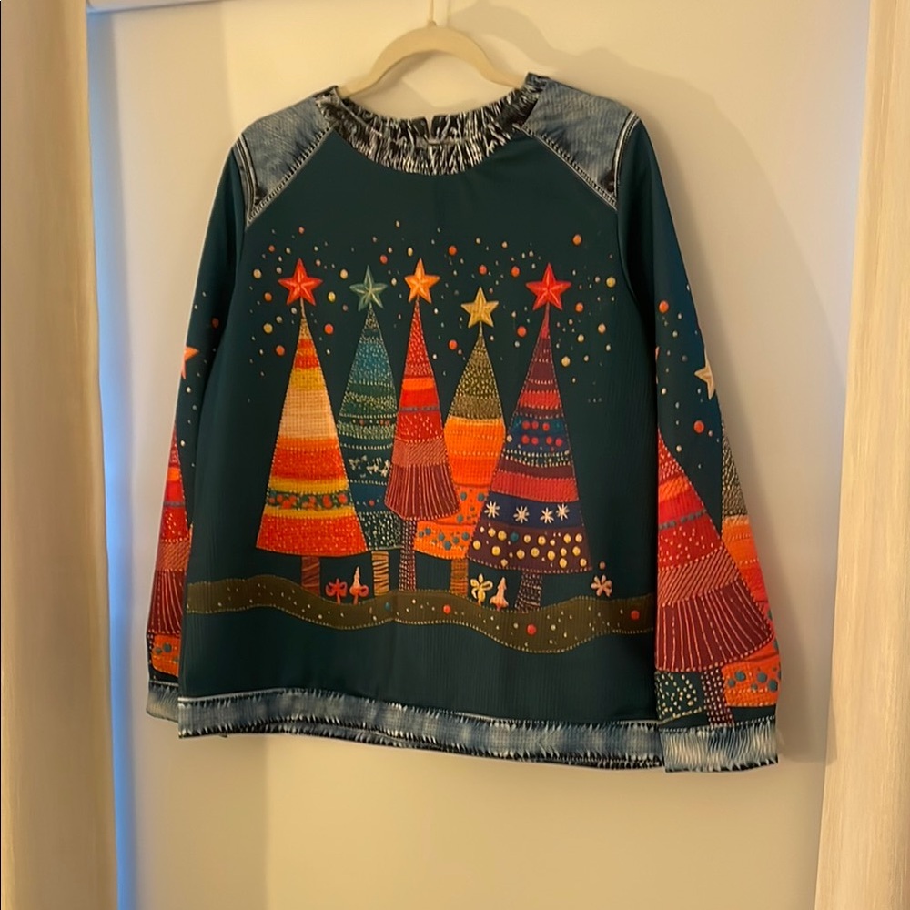 Colorful Festive Tree Sweater